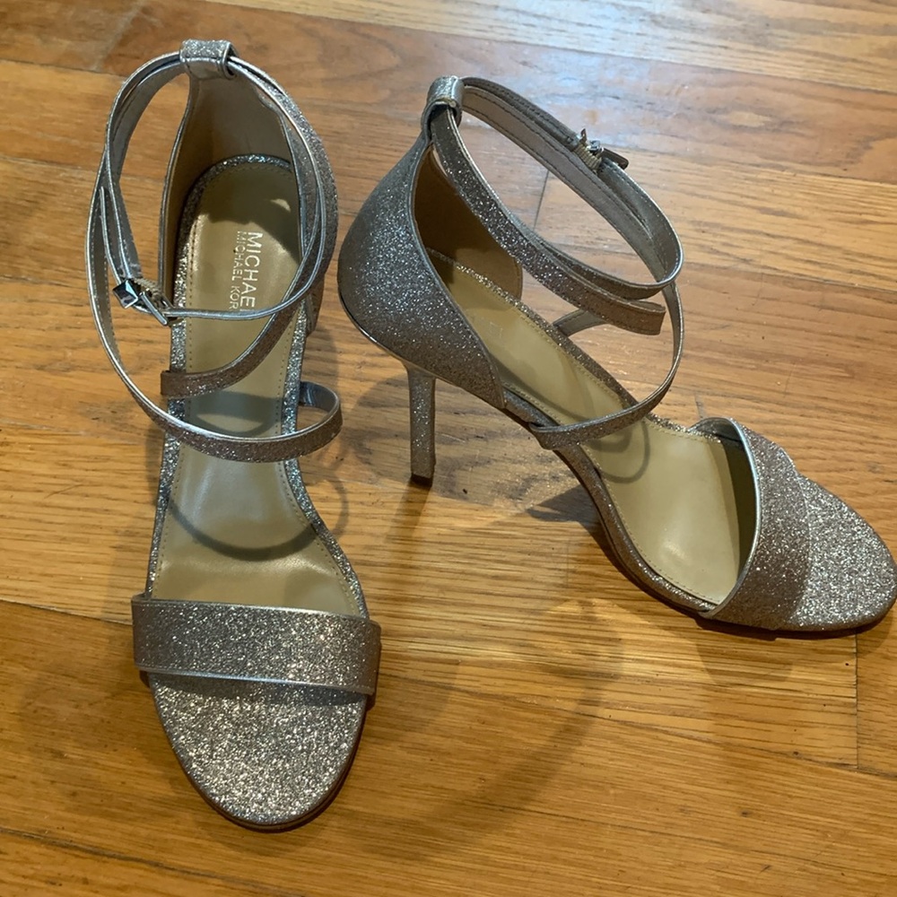 Champagne Sparkling Heels